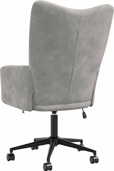 VidaXL Relaxační křeslo samet [328172] Barva: Černá