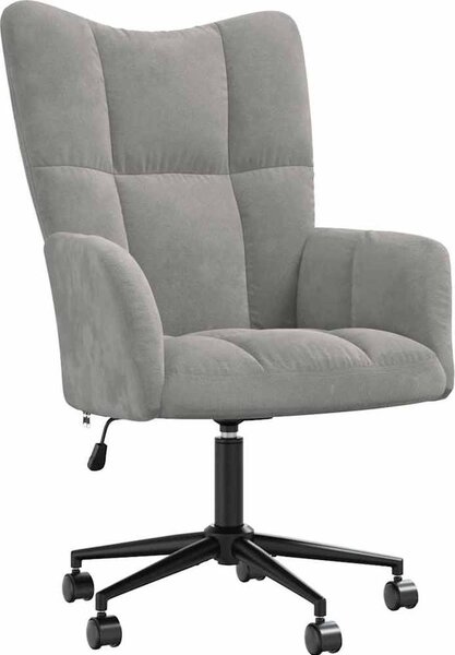 VidaXL Relaxační křeslo samet [328172] Barva: Černá