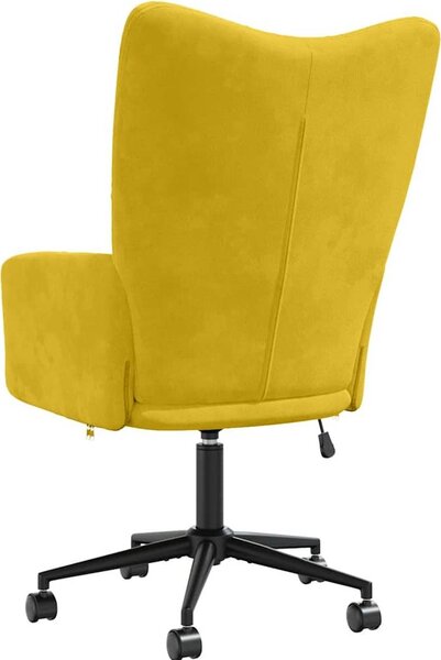 VidaXL Relaxační křeslo samet [328172] Barva: Černá