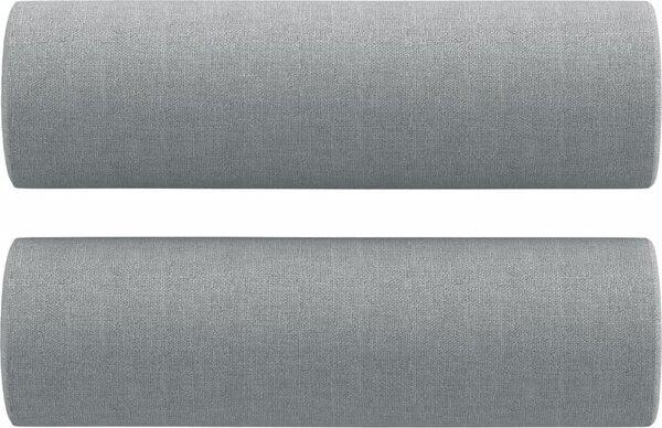 VidaXL 3místná pohovka s polštáři 180 cm textil [3200792] Barva: Hnědá