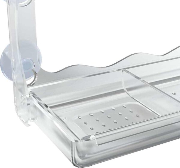 VidaXL Okenní krmítka pro ptáky 2 ks akryl 30 x 12 x 15 cm [318304]