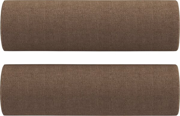VidaXL 2místná pohovka s polštáři 140 cm textil [3200821] Barva: Černá