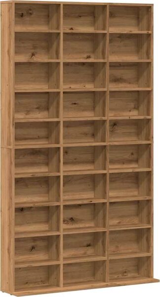 VidaXL Skříňka na CD 102 x 23 x 177,5 cm kompozitní dřevo [815090] Barva: Bílá