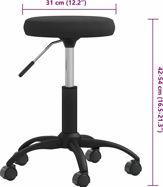 VidaXL Masážní stolička samet [3085738] Barva: světle šedá