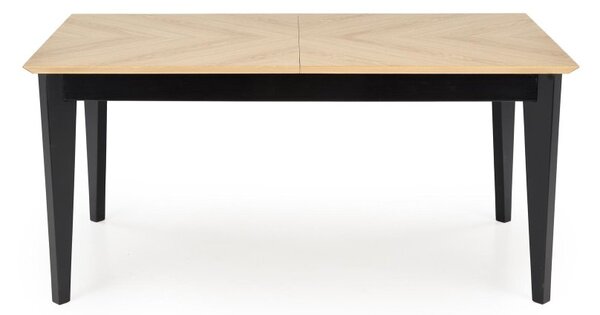 Halmar Rozkládací jídelní stůl EDMONDO 160(240)x90 dub přírodní/černý