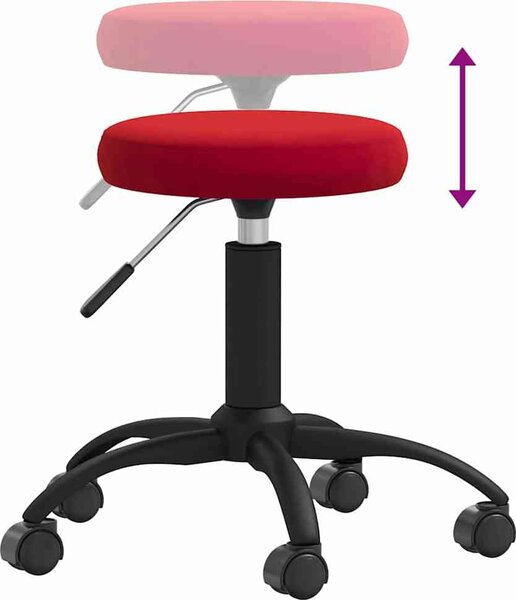 VidaXL Masážní stolička samet [3085738] Barva: světle šedá