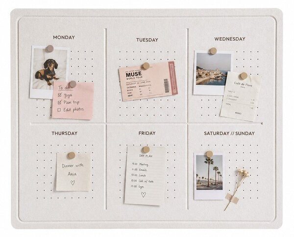 Akustická tabule 60x45 cm Planner S – Styler