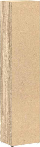 VidaXL Skříňky na CD 2 ks 21 x 16 x 93,5 cm dřevotříska [802703] Barva: Bílá