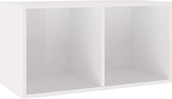VidaXL Úložný box na LP desky 71 x 34 x 36 cm kompozitní dřevo [815254] Barva: Černý dub