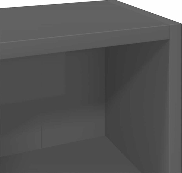 VidaXL Skříňky na CD 2 ks 21 x 16 x 93,5 cm dřevotříska [802703] Barva: Bílá