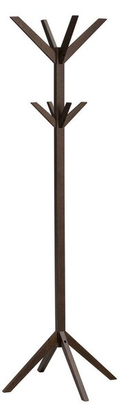 Věšák z dubového dřeva v tmavě přírodní barvě ø 59x178 cm Confetti – Rowico