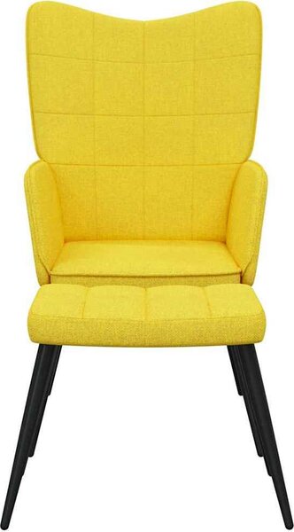 VidaXL Relaxační židle se stoličkou textil [327952] Barva: Modrá