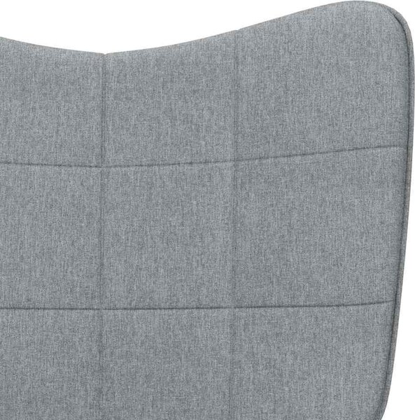 VidaXL Relaxační židle se stoličkou textil [327952] Barva: Modrá