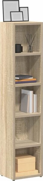 VidaXL Skříňky na CD 2 ks 21 x 16 x 93,5 cm dřevotříska [802703] Barva: Bílá