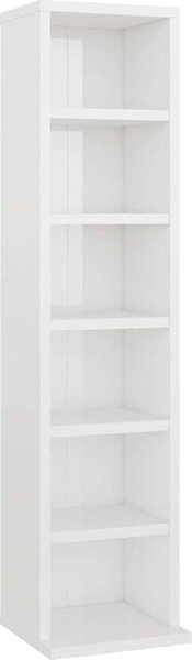 VidaXL Skříňka na CD 21 x 20 x 88 cm dřevotříska [800352] Barva: kouřový dub