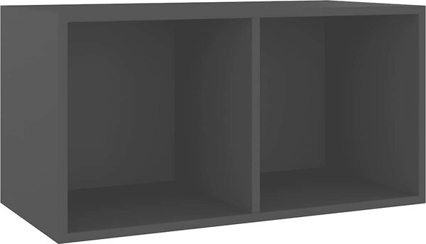 VidaXL Úložný box na LP desky 71 x 34 x 36 cm kompozitní dřevo [815254] Barva: Černý dub
