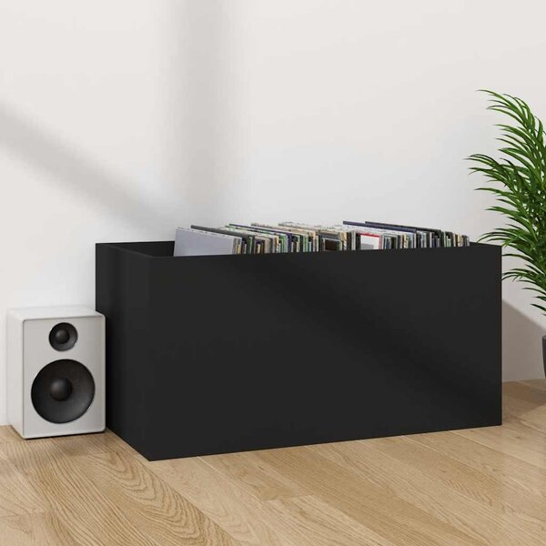 VidaXL Úložný box na LP desky 71 x 34 x 36 cm kompozitní dřevo [815254] Barva: Černý dub