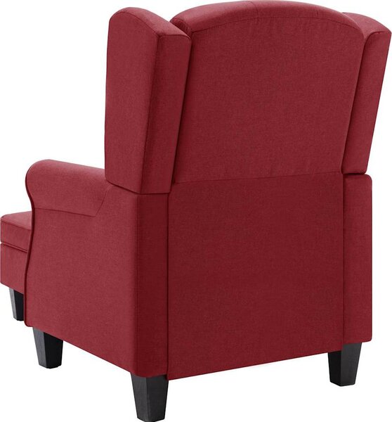 VidaXL Křeslo s podnožkou textil [320154] Barva: krémová