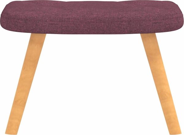 VidaXL Relaxační křeslo se stoličkou textil [327544] Barva: Tmavě šedá