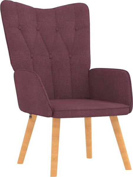 VidaXL Relaxační křeslo se stoličkou textil [327544] Barva: Tmavě šedá