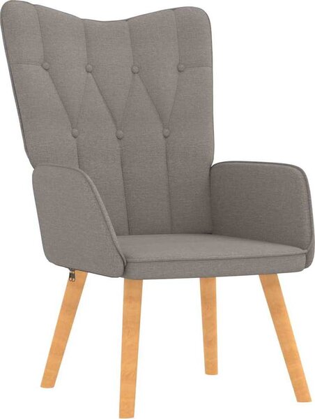 VidaXL Relaxační křeslo se stoličkou textil [327544] Barva: Tmavě šedá