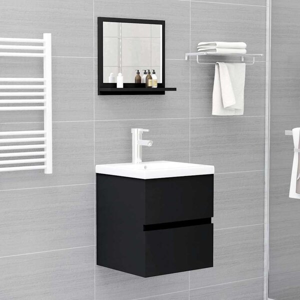 VidaXL Koupelnové zrcadlo 40 x 10,5 x 37 cm dřevotříska [804561] Barva: dub sonoma