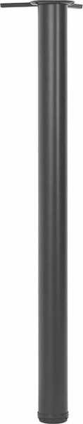 VidaXL 4 stolové nohy s nastavitelnou výškou , 870 mm [242134] Barva: Černá