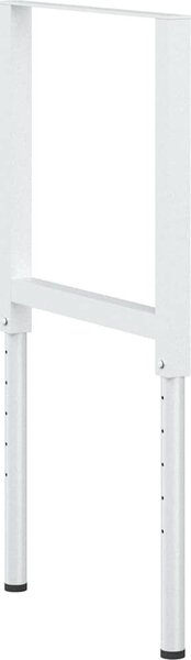 VidaXL Nastavitelné rámy pracovního stolu 2 ks kov 55 x (69–95,5) cm [147931] Barva: Šedá