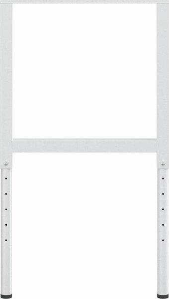 VidaXL Nastavitelné rámy pracovního stolu 2 ks kov 55 x (69–95,5) cm [147931] Barva: Šedá