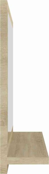 VidaXL Koupelnové zrcadlo 40 x 10,5 x 37 cm dřevotříska [804561] Barva: dub sonoma