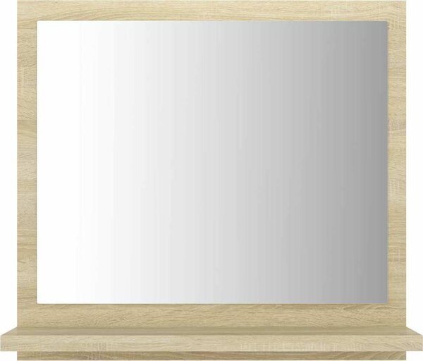 VidaXL Koupelnové zrcadlo 40 x 10,5 x 37 cm dřevotříska [804561] Barva: dub sonoma