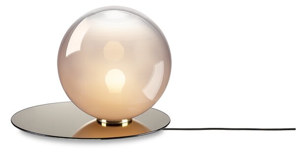 Bomma Luxusní stolní lampa Umbra, ⌀ 25cm Barva: Světle šedá