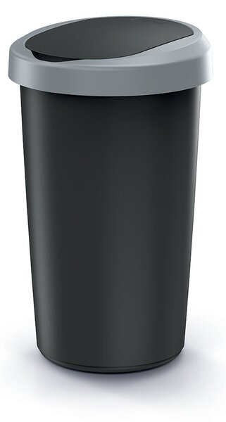 Prosperplast Odpadkový koš COMPACTO 25 L černý/světle šedý