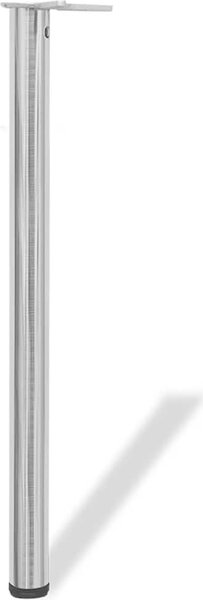 VidaXL 4 stolové nohy s nastavitelnou výškou , 870 mm [242134] Barva: Černá