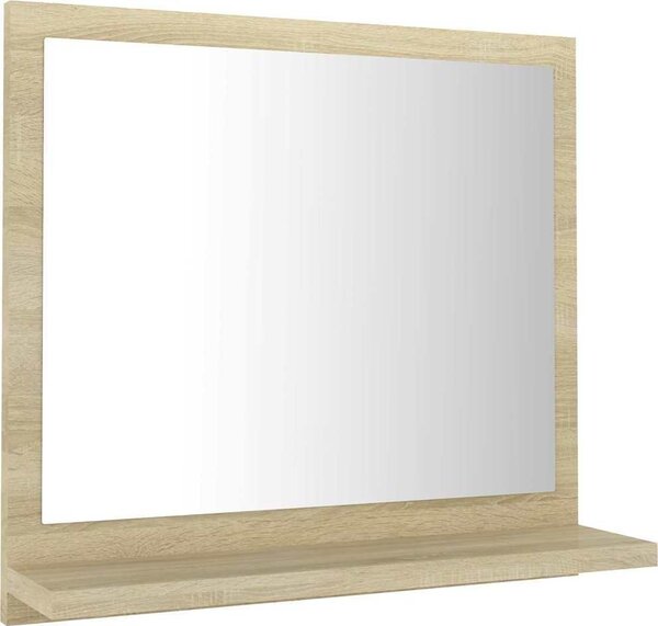 VidaXL Koupelnové zrcadlo 40 x 10,5 x 37 cm dřevotříska [804561] Barva: dub sonoma