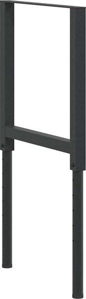 VidaXL Nastavitelné rámy pracovního stolu 2 ks kov 55 x (69–95,5) cm [147931] Barva: Šedá