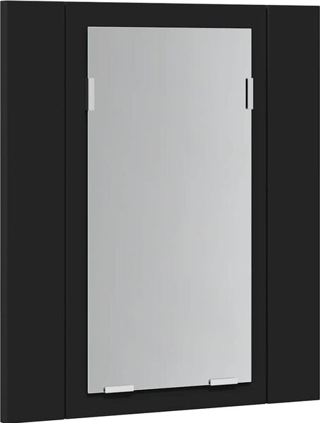 VidaXL Koupelnová skříňka se zrcadlem a LED 40x12x45 cm [804949] Barva: Betonová šedá