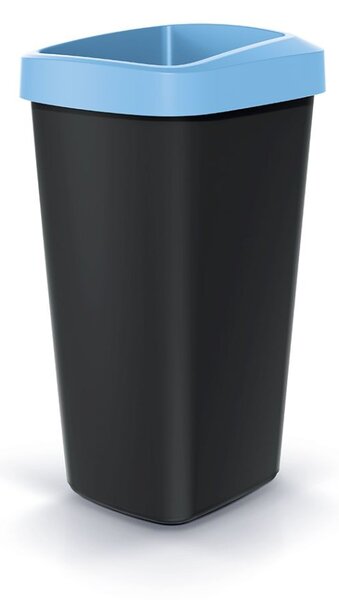 Prosperplast Odpadkový koš COMPACTO DROPIN černý/světle modrý, varianta 25 l