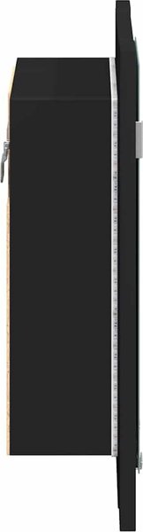 VidaXL Koupelnová skříňka se zrcadlem a LED 40x12x45 cm [804949] Barva: Betonová šedá