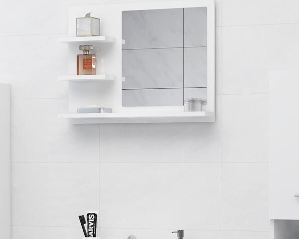 VidaXL Koupelnové zrcadlo 60 x 10,5 x 45 cm dřevotříska [815661] Barva: šedá sonoma