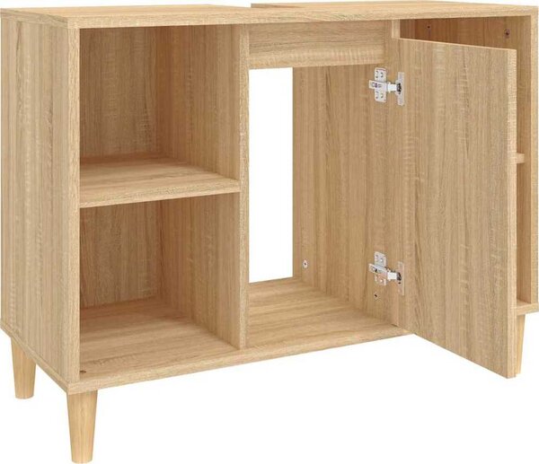 VidaXL Skříňka pod umyvadlo 80x33x60 cm kompozitní dřevo [821291] Barva: artisian oak