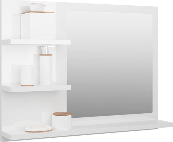 VidaXL Koupelnové zrcadlo 60 x 10,5 x 45 cm dřevotříska [815661] Barva: šedá sonoma