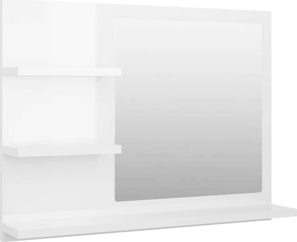 VidaXL Koupelnové zrcadlo 60 x 10,5 x 45 cm dřevotříska [815661] Barva: šedá sonoma