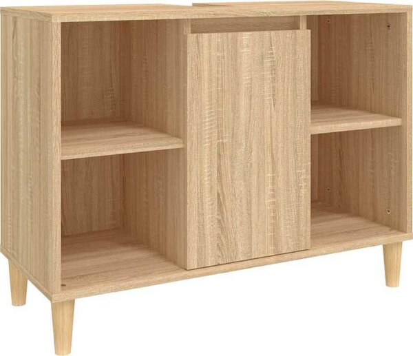 VidaXL Skříňka pod umyvadlo 80x33x60 cm kompozitní dřevo [821291] Barva: artisian oak