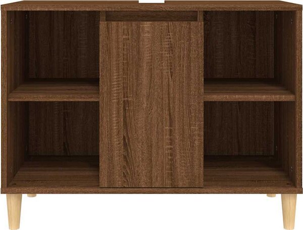 VidaXL Skříňka pod umyvadlo 80x33x60 cm kompozitní dřevo [821291] Barva: artisian oak