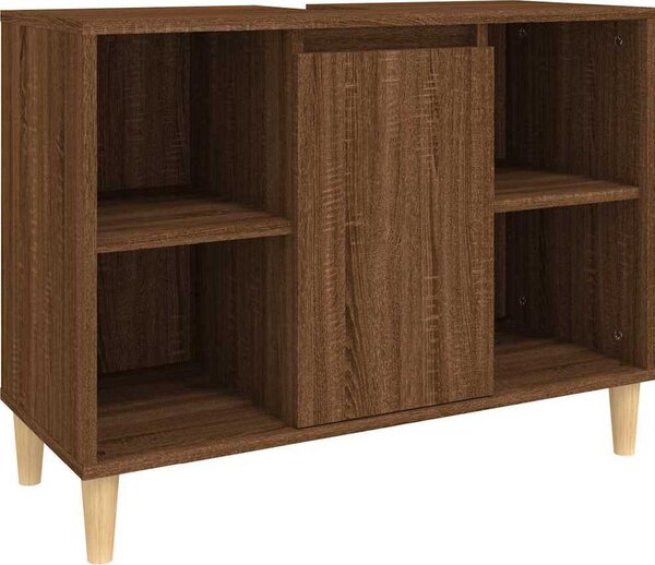 VidaXL Skříňka pod umyvadlo 80x33x60 cm kompozitní dřevo [821291] Barva: artisian oak