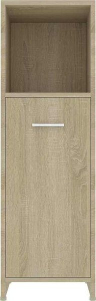 VidaXL Koupelnová skříňka 30 x 30 x 95 cm kompozitní dřevo [802591] Barva: Bílá