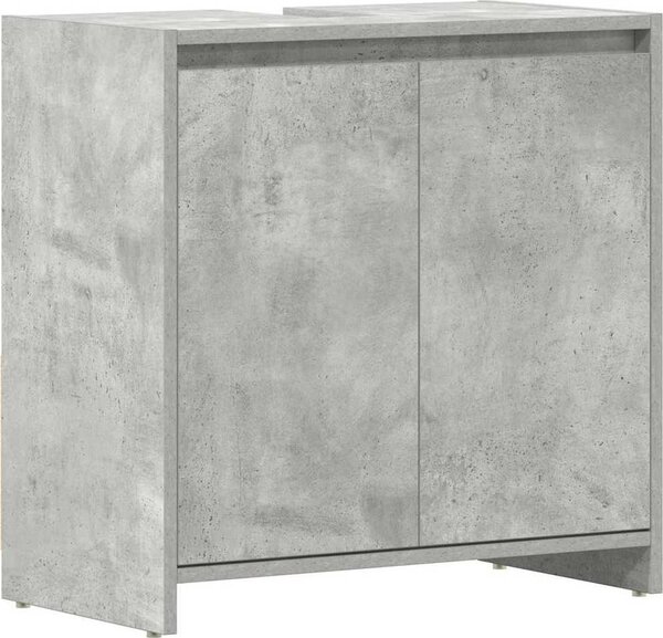 VidaXL Koupelnová skříňka 60 x 33 x 61 cm dřevotříska [802646] Barva: Betonová šedá