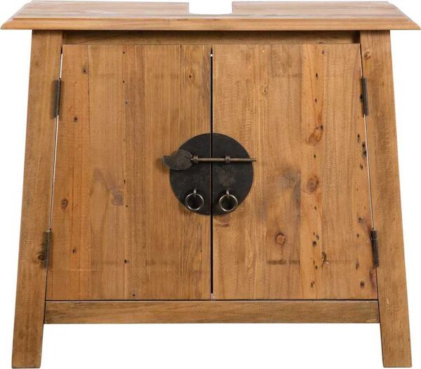 VidaXL Koupelnová skříňka pod umyvadlo masivní borové dřevo 70x32x63cm [246035]