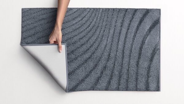 GRUND CAFFI - Koupelnová předložka antracitová Rozměr: 60x100 cm